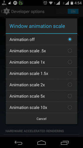 Android tricks and tips about animations
