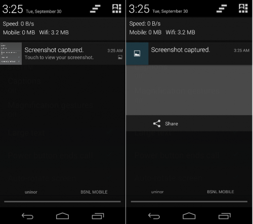 Take screenshot on Moto G and take screenshot in nexus 5 and nexus 4 and take screenshot in moto x 2nd gen and moto g second generation